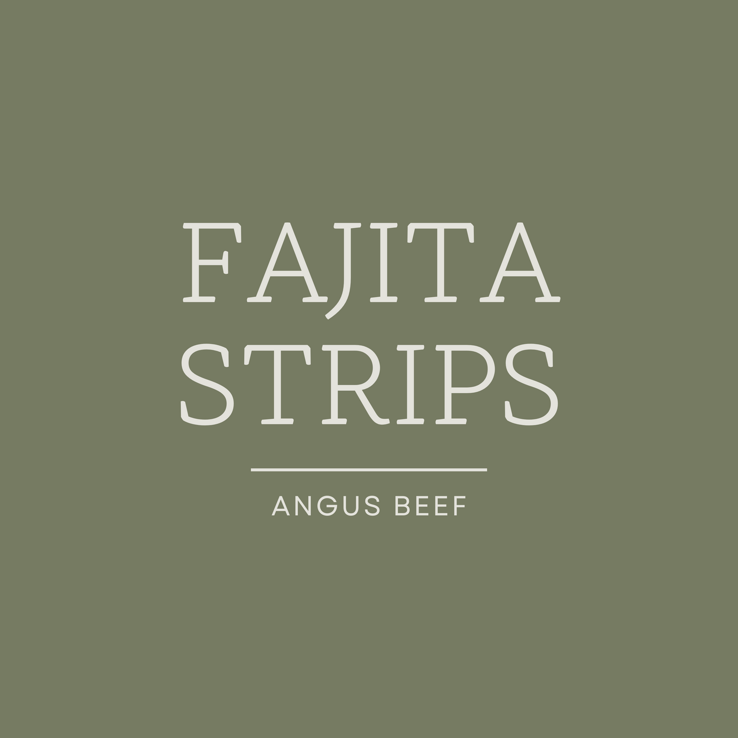 Angus Fajita Strips