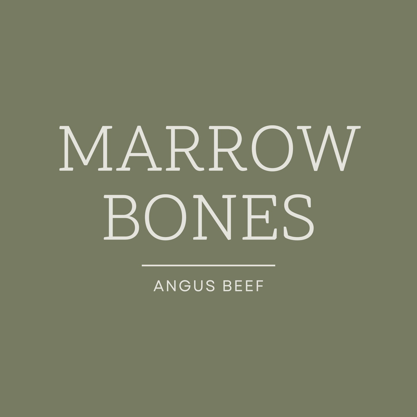 Angus Marrow Bones